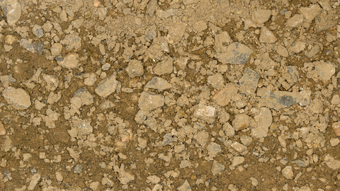 Gravel Seamless Texture 2k (2048*2048) | EXR 5 | JPG 5 File Formats All Texture Apply After Object Look Like A 3D. (1K preview image)