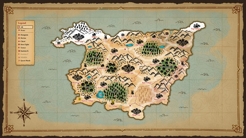 Fantasy Map Assets Pack Lite