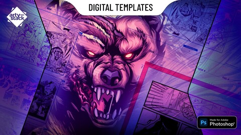 Comic Book Templates for Photoshop