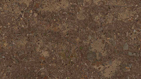 Ground Seamless Texture 2k (2048*2048) | EXR 5 | JPG 5 File Formats All Texture Apply After Object Look Like A 3D. (1K preview image)