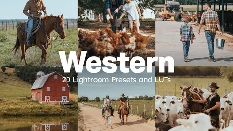 20 Western LUTs & Lightroom Presets