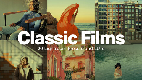 20 Classic Films LUTs & Lightroom Presets