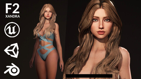 F2 Bikini Girl Eden - Game Character