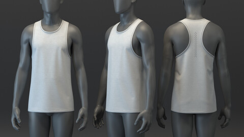 Perforated Sports Tank