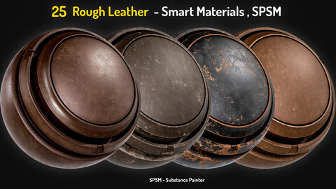 25 Rough Leather Smart Materials - Vol 7