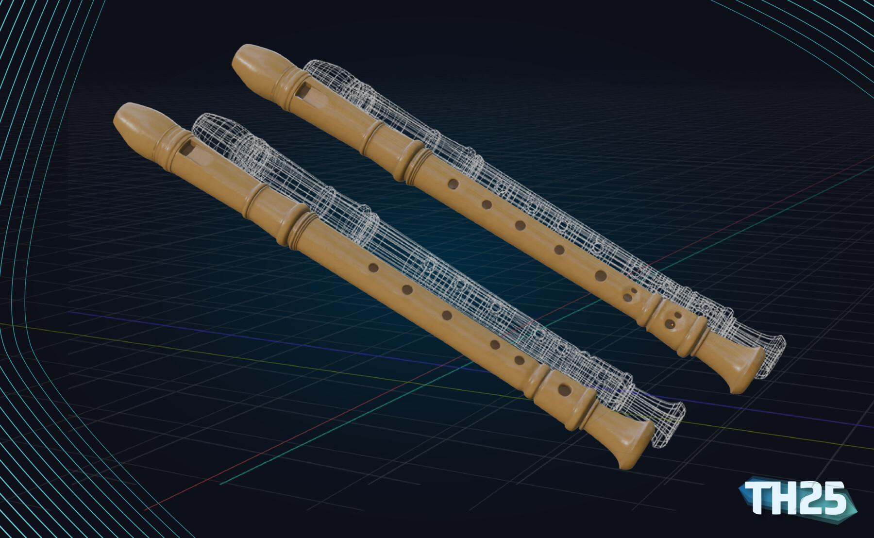 ArtStation - Flute | Game Assets