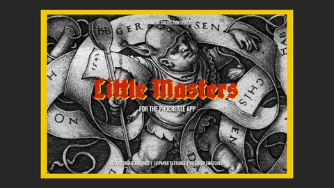 The Little Masters Procreate Kit