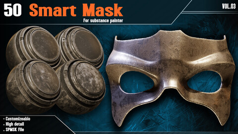 50 Smart Mask For Substance Painter - Vol.03