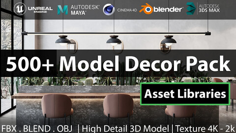 500 Model 3D | Decor Pack