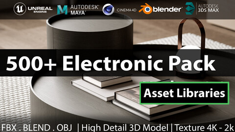 500 Model 3D | Electronic Pack