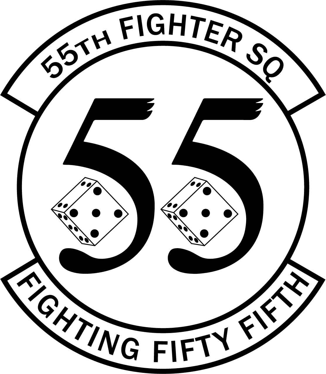 ArtStation - USAF 55th FIGHTER SQUADRON AIR FORCE EMBLEM VECTOR FILE ...