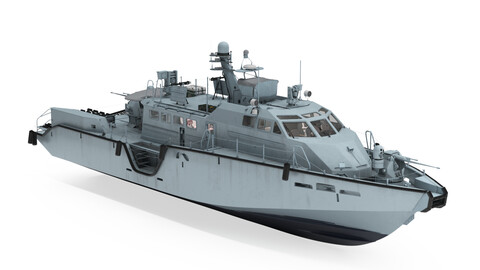 Mark VI Patrol Boat 3D Model