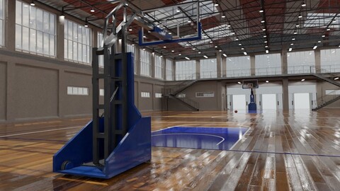 School Gymnasium / Basketball Court