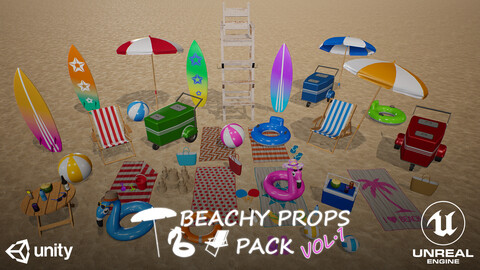 Beachy Props Pack - Vol 1