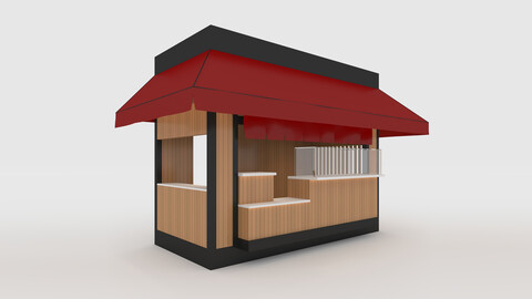 3D Model Booth 3 Takoyaki