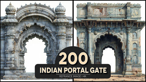 Indian Portal Gate 4K Reference/Concept Images