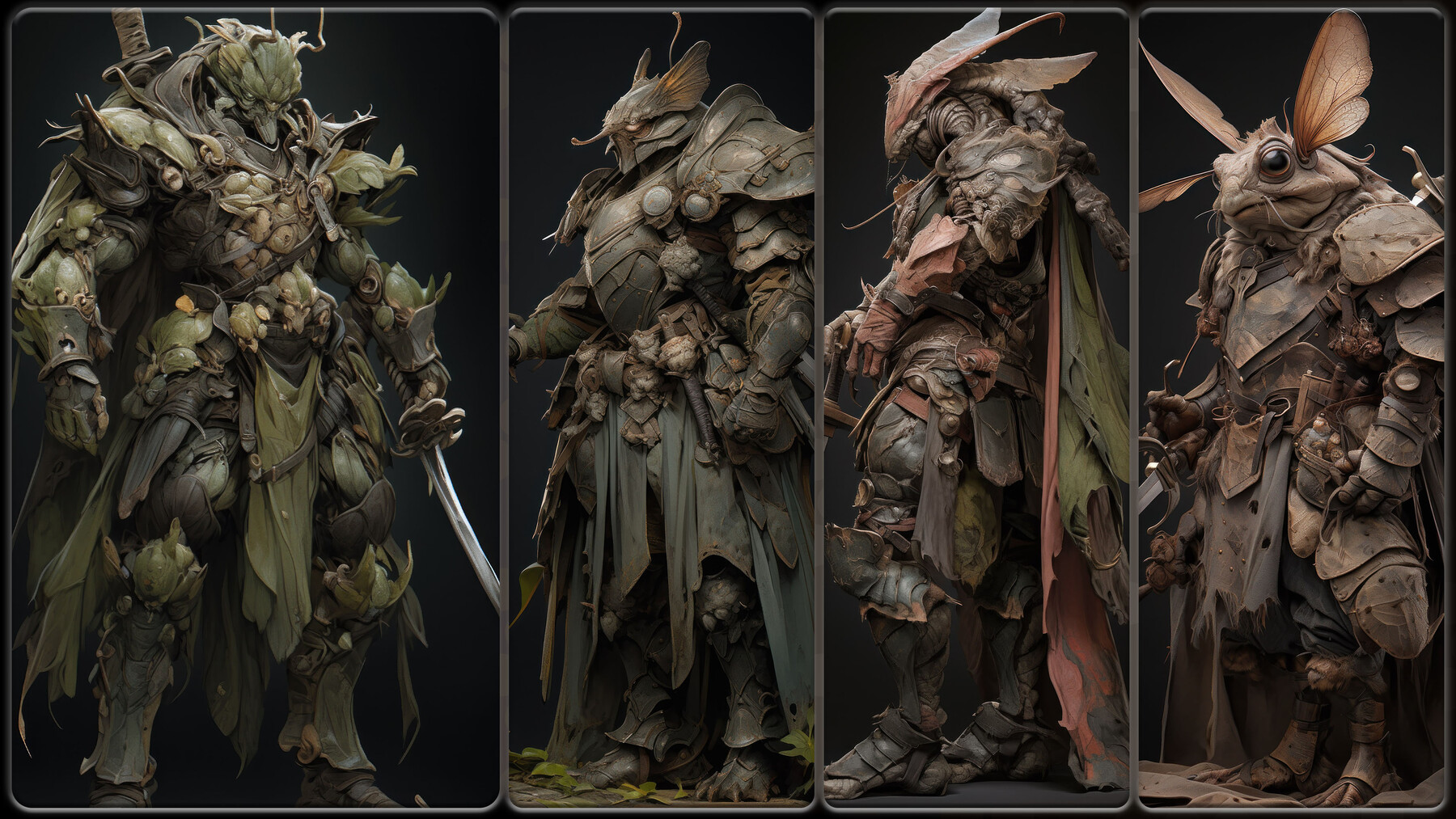 ArtStation - 200 Grasshopper Warriors Reference Pack | 4K | v.63 | Artworks