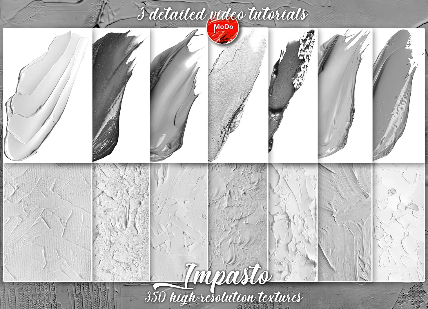 ArtStation - Impasto Brushstrokes & Textures in PNG format | for Corel ...