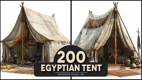 Egyptian Tent 4K Reference/Concept Images