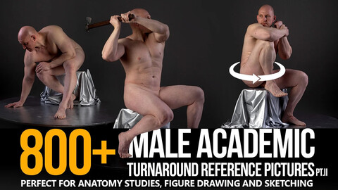 800+ Male Academic Turnaround Reference Pictures (PT. II)