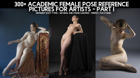 300+ Academic Female Pose Reference Pictures for Artists