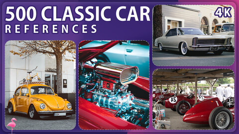 500 Classic Car Image Reference Pack – Vol 1