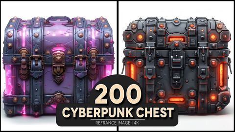 Cyberpunk Chest 4K Reference/Concept Images