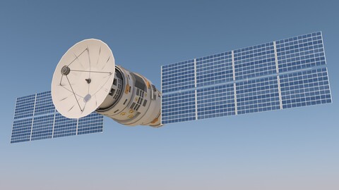 Spacecraft Satellite 3D Model