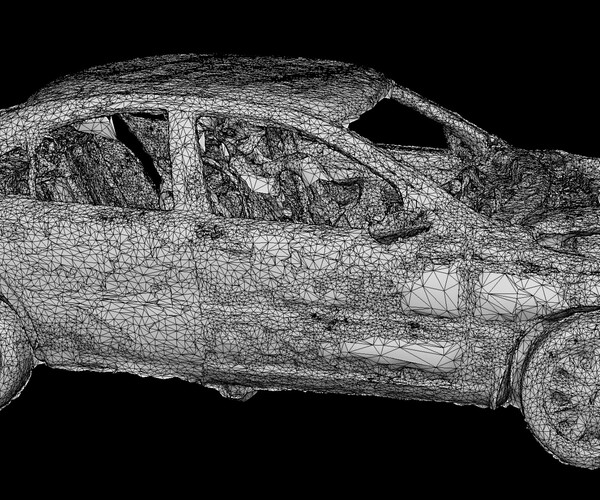 ArtStation - burned car abandoned wreck photogrammetry | Game Assets