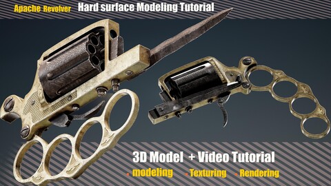 Apache Revolver _ 3D Model + Full Tutorial