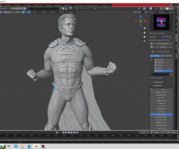 ArtStation - SUPERMAN (3DPrint READY STL) | Resources