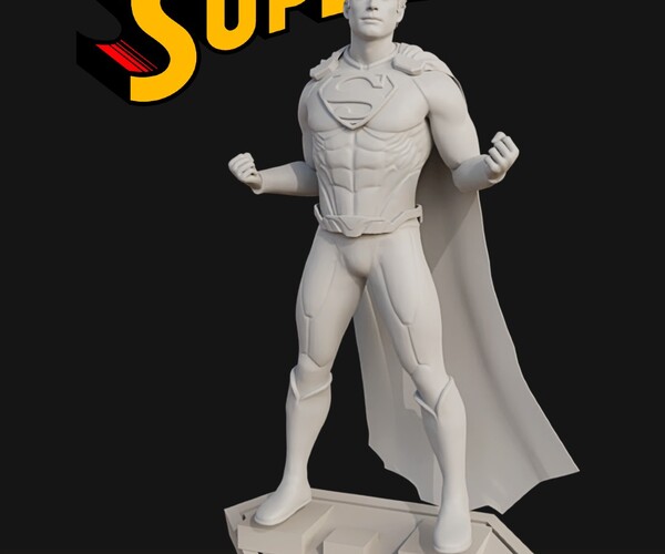 ArtStation - SUPERMAN (3DPrint READY STL) | Resources