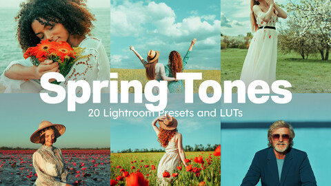 20 Spring Tones LUTs & Lightroom Presets