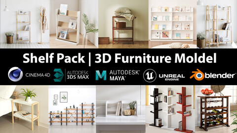 Shelf Pack | 10 Models furniture