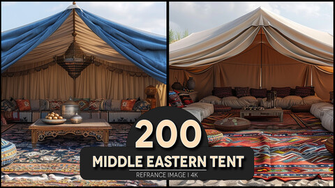 Middle Eastern Tent 4K Reference/Concept Images