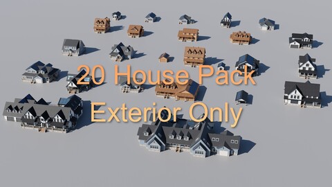 20 House pack Exterior only