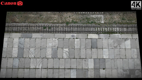 industrial ground railway concrete slabs photogrammetry