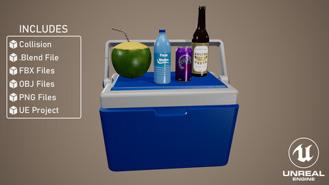 Cooler Box With Drinks