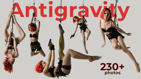 230+ Dynamic Antigravity Poses on Rope -  Reference Photos