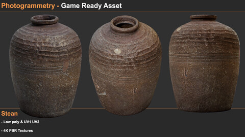 Game Ready Asset - Photogrammetry Stean