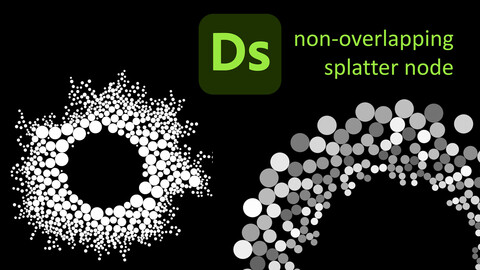 Splatter non-overlapping node