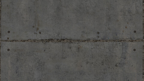 Concrete Seamless Texture 2k (2048*2048) | EXR 5 | JPG 5 File Formats All Texture Apply After Object Look Like A 3D. (1K preview image)