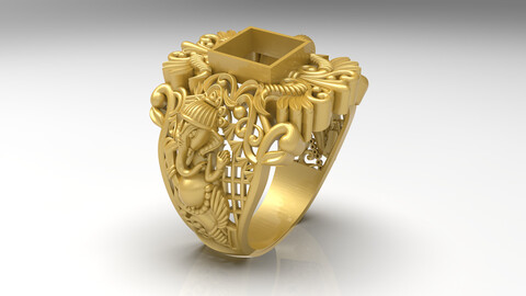 Ganesh Art Ring