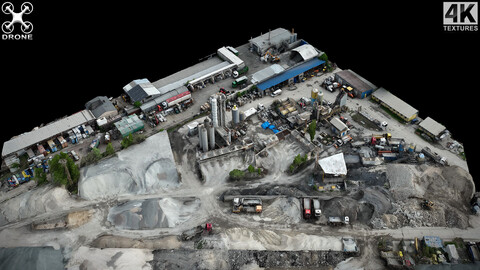 terrain construction-site industrial dronescan