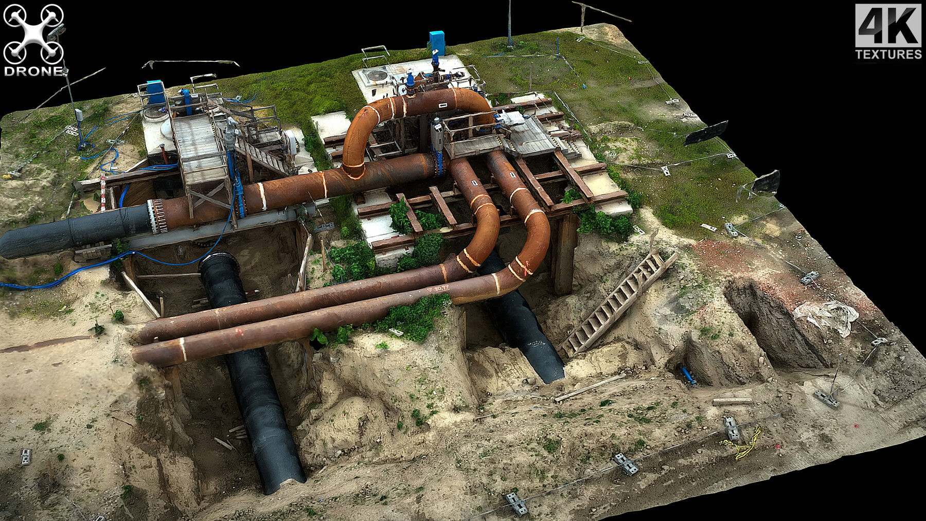 ArtStation - pipeline terrain constructions dronescan | Resources