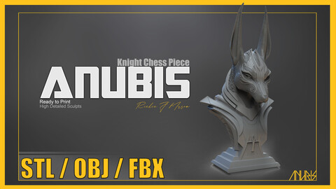 ANUBIS Chess piece / Knight