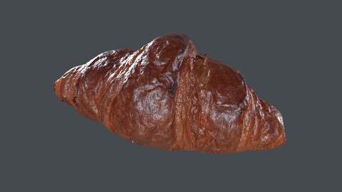 food_0002_Bread_ Croissant(Photogrammetry,3Dscan,photoscan)