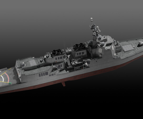 ArtStation - JS Atago DDG-177 | Resources