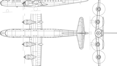 Tupoljev Tu-70-svg vector file