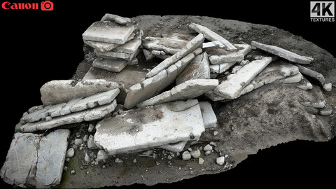 ruins debris building terrain photogrammetry part2